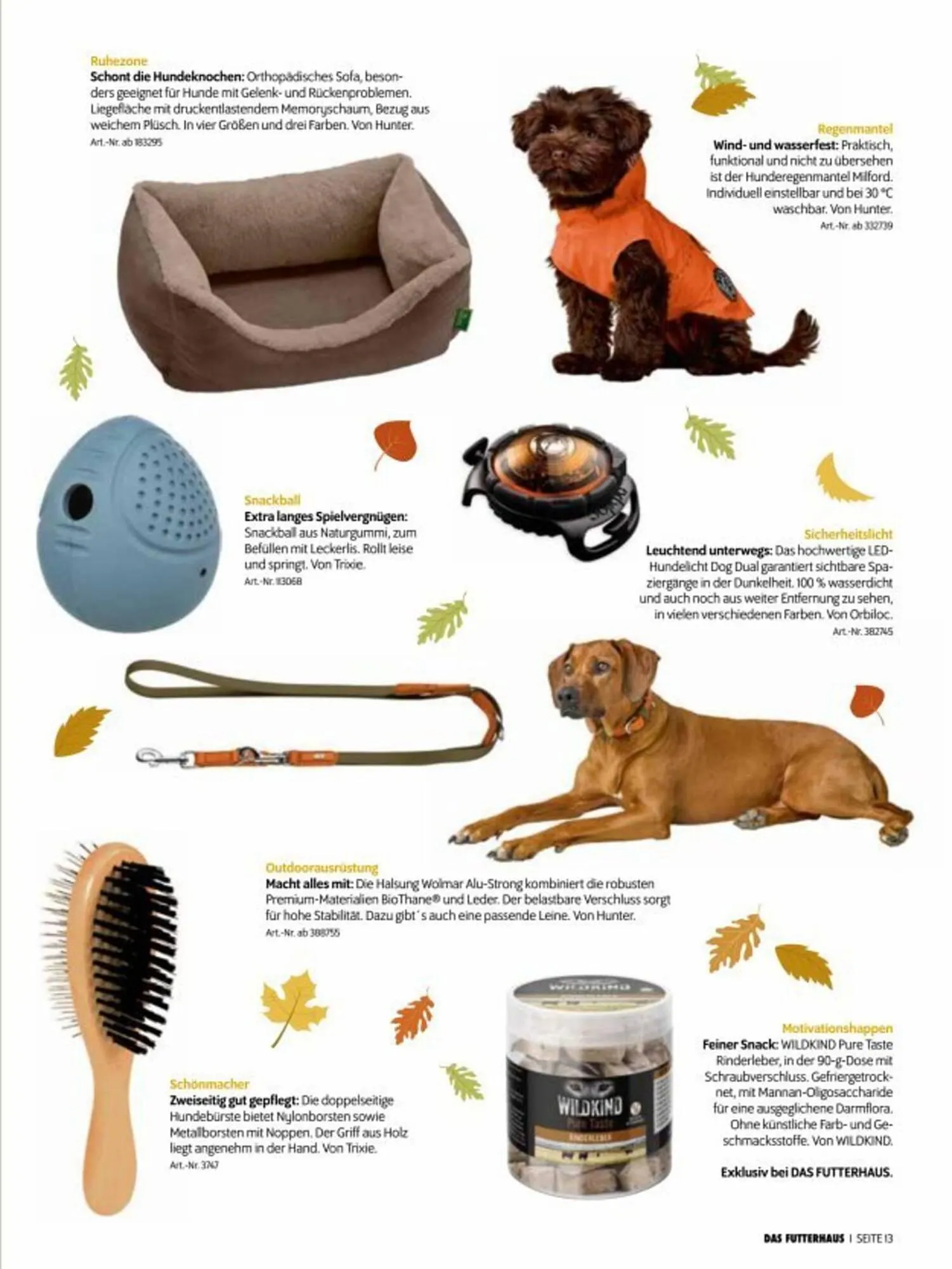 Das Futterhaus Prospekt von 3. Oktober bis 30. November 2025 - Flugblätt seite  13