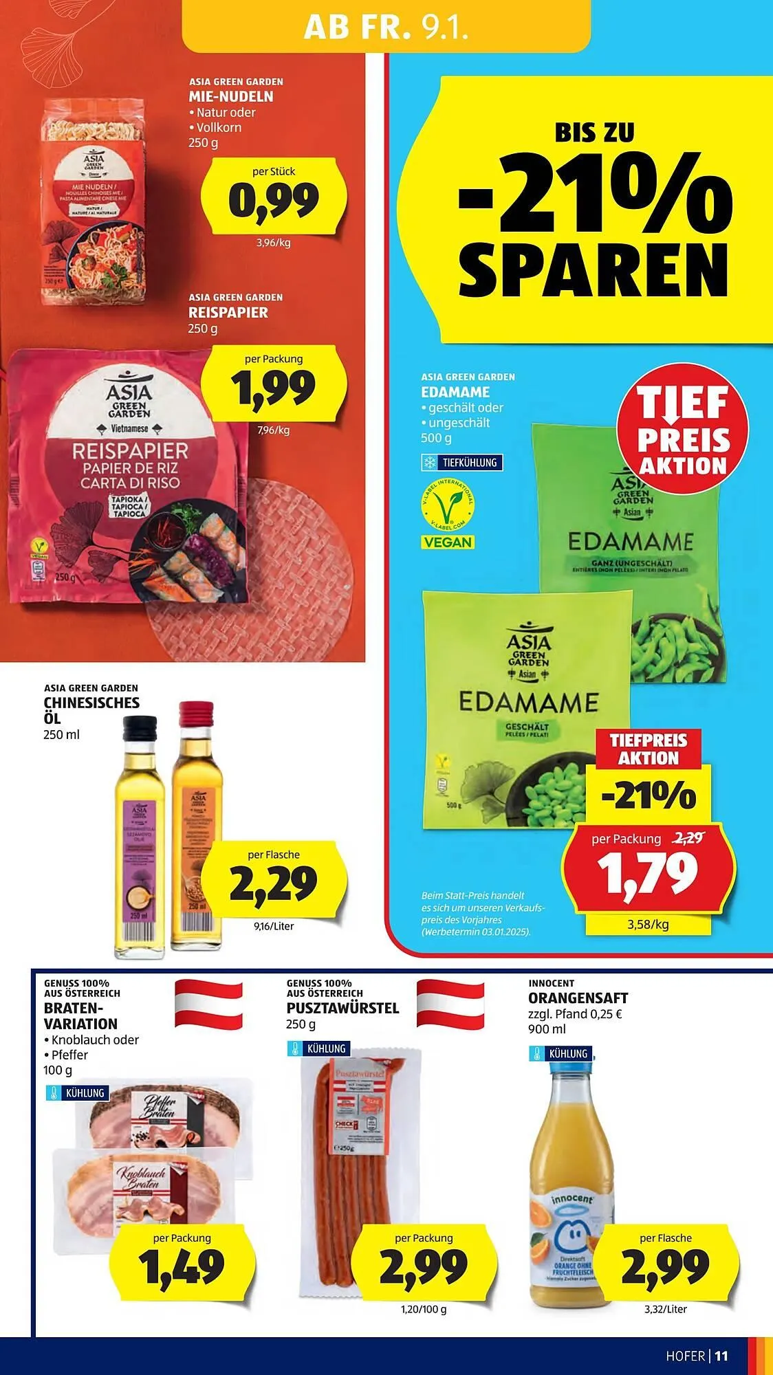 Hofer Flugblatt von 9. Jänner bis 15. Jänner 2026 - Flugblätt seite  13