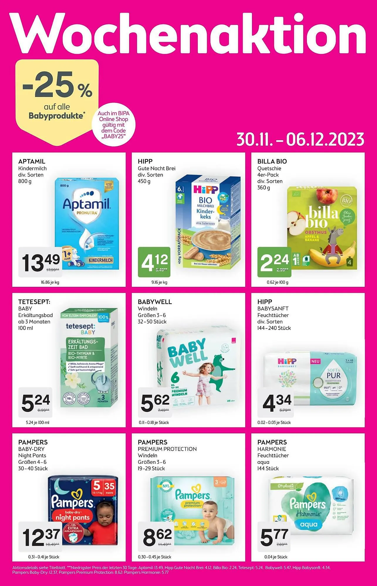 Bipa Flugblatt von 29. November bis 13. Dezember 2023 - Flugblätt seite 10