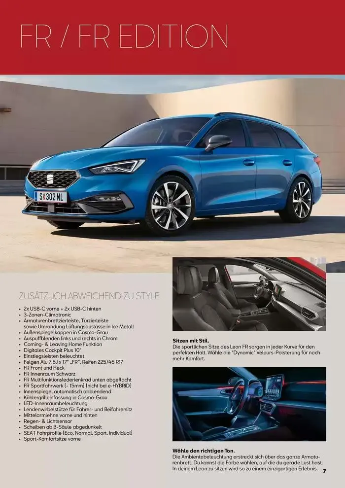 Seat Leon von 31. Jänner bis 22. Jänner 2026 - Flugblätt seite  7