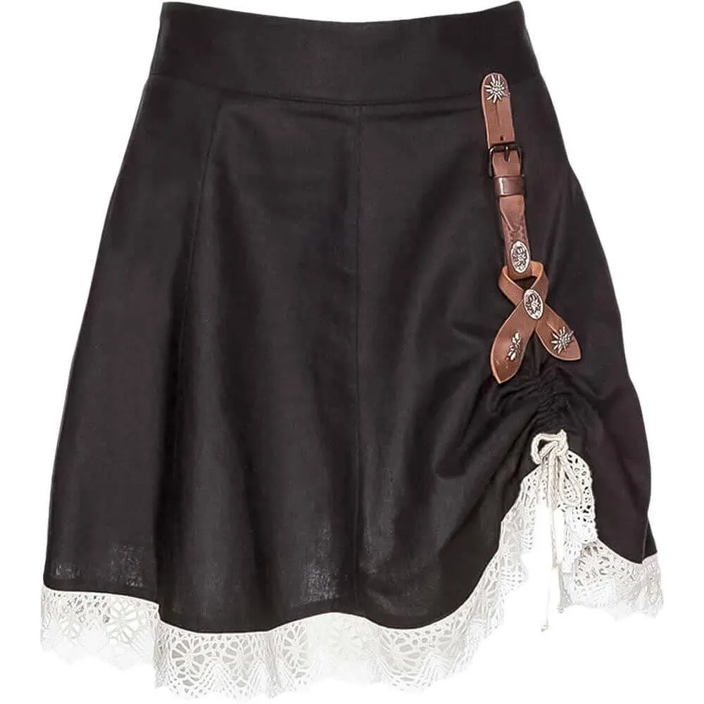 Damen Rock "Kelly", Schwarz