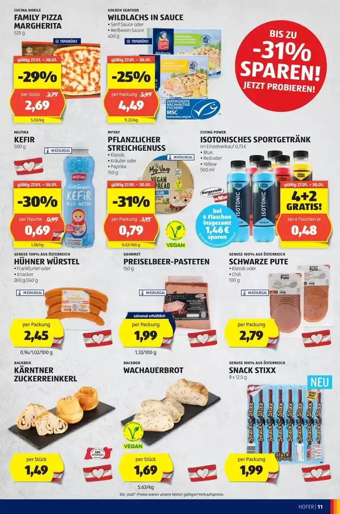 Blättern Sie online im HOFER Flugblatt von 22. Jänner bis 5. Februar 2025 - Flugblätt seite  13