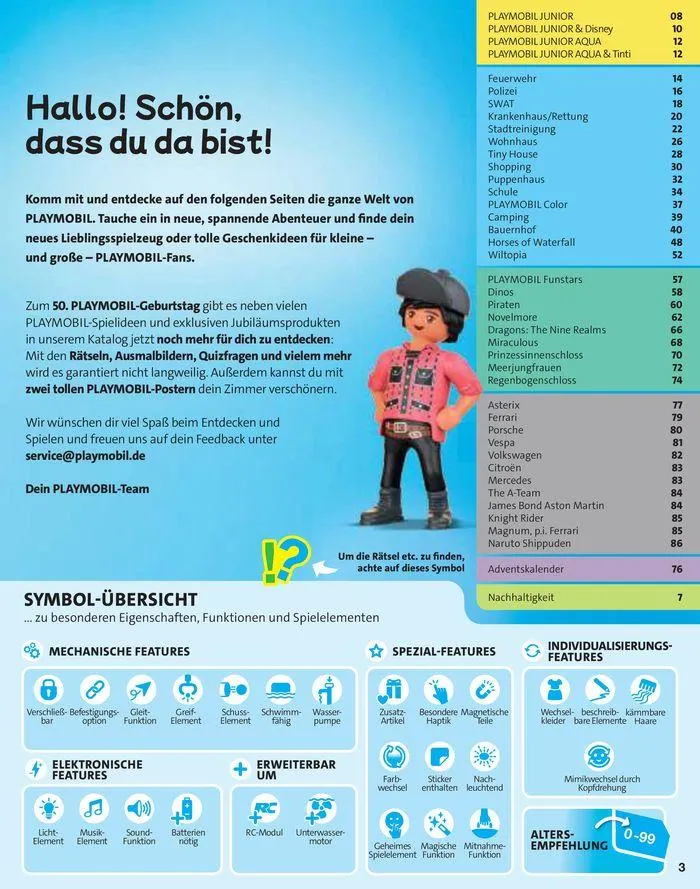 50 Years Of Playmobil von 9. Juli bis 31. Dezember 2024 - Flugblätt seite 3