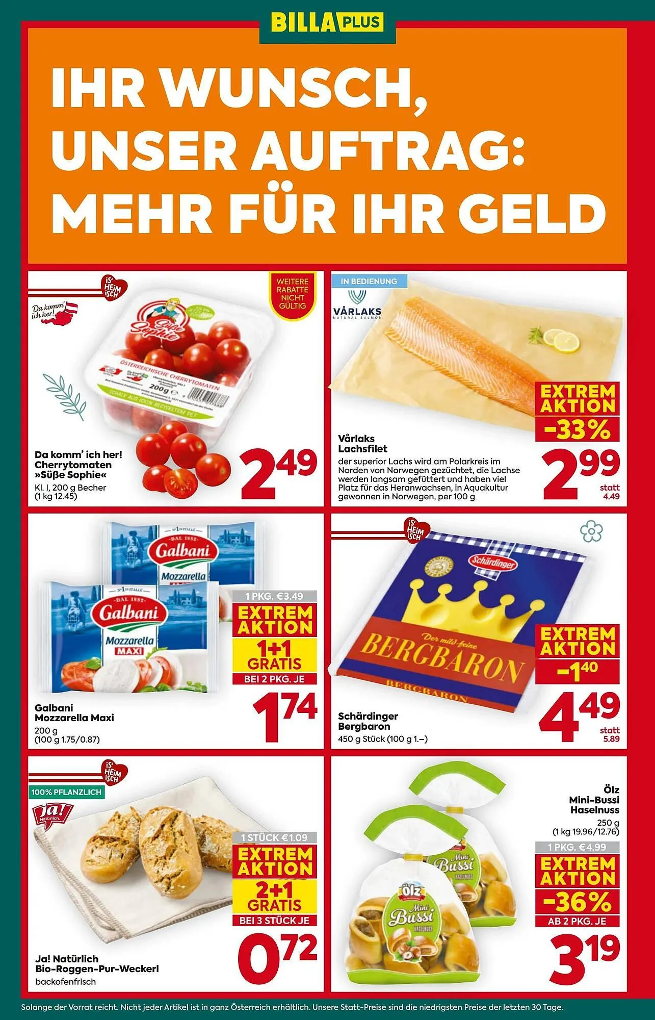 Billa Flugblatt von 5. März bis 11. März 2026 - Flugblätt seite  4