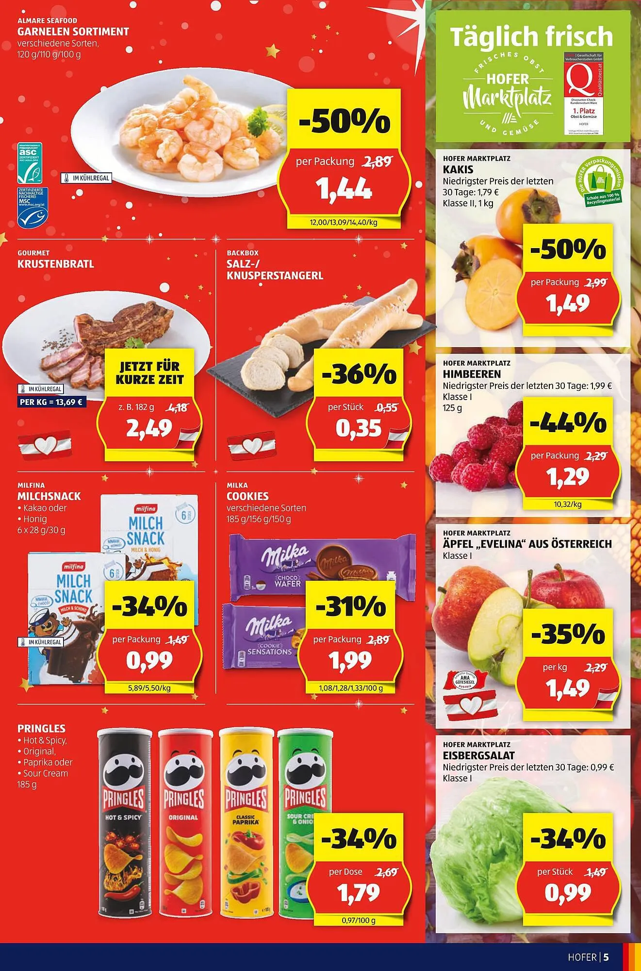 Hofer Flugblatt von 22. Dezember bis 28. Dezember 2024 - Flugblätt seite 5