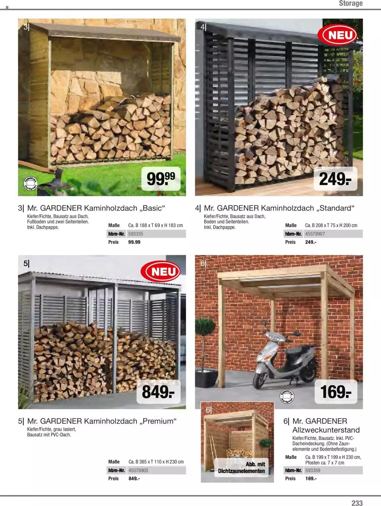 Hagebau Gartenjahr 2023 von 7. März bis 31. Dezember 2023 - Flugblätt seite  233