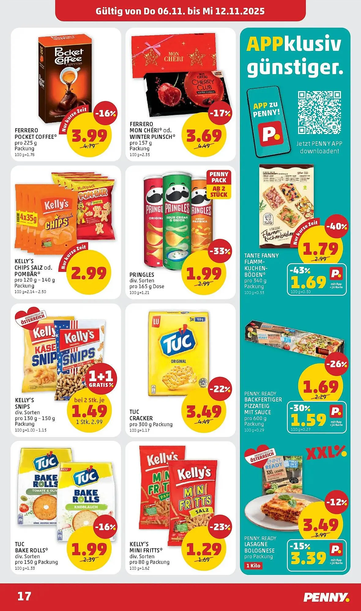 PENNY Flugblatt von 6. November bis 12. November 2025 - Flugblätt seite  17
