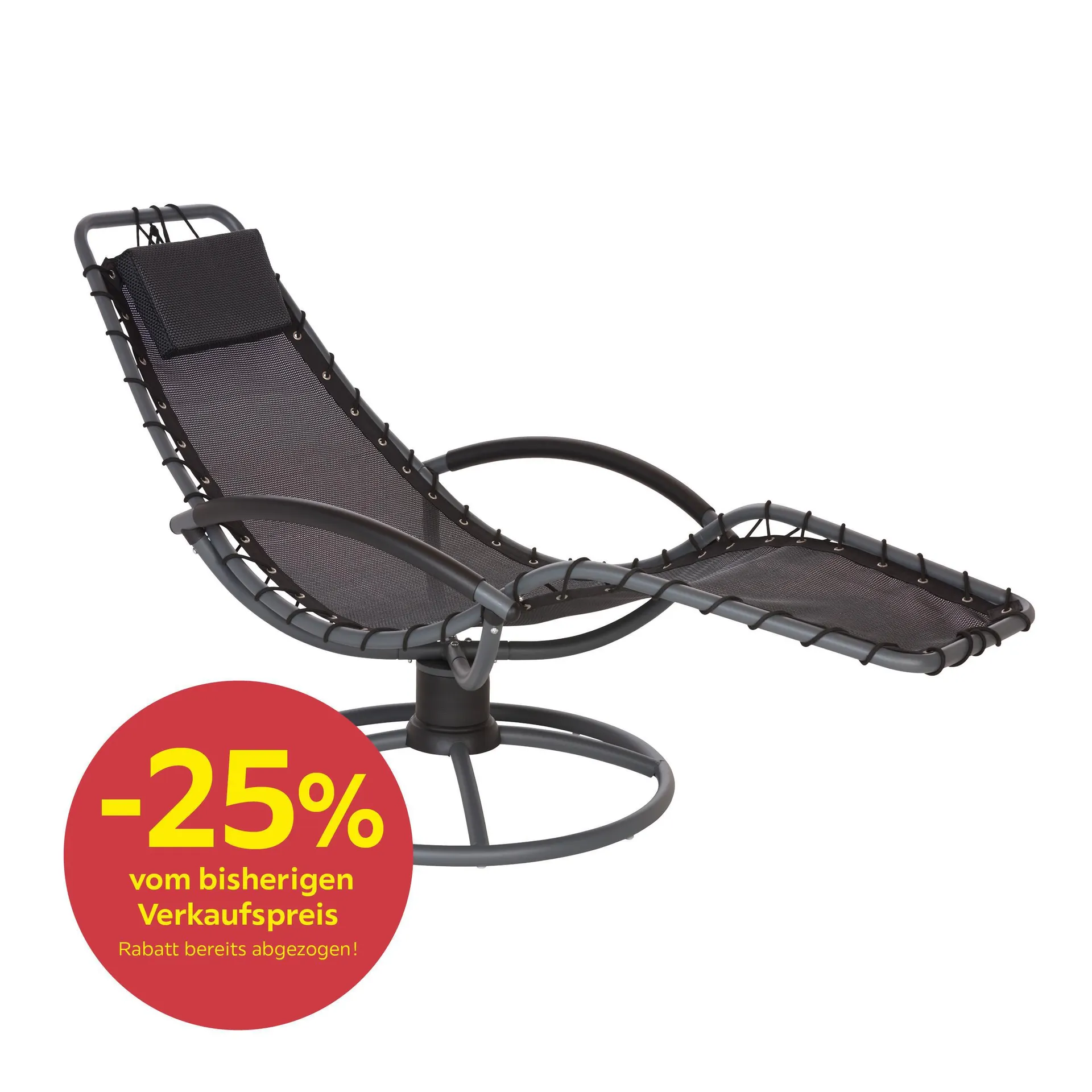 Sunny Stahl, Textilene mit Kissen