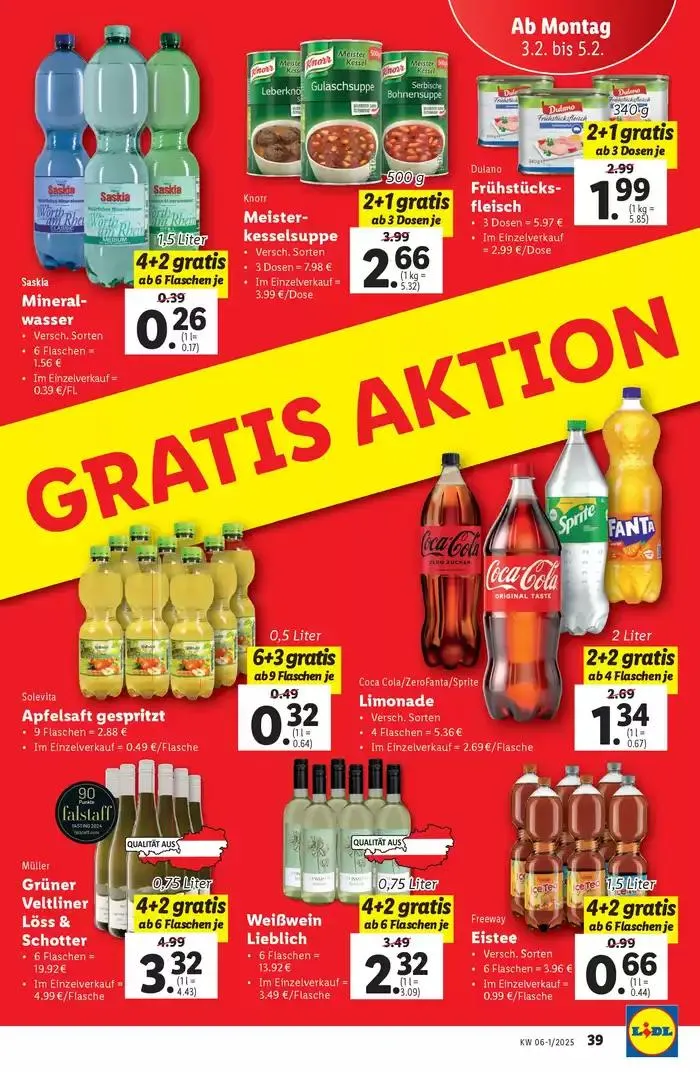 Tolles Angebot für alle Kunden von 30. Jänner bis 5. Februar 2025 - Flugblätt seite  43