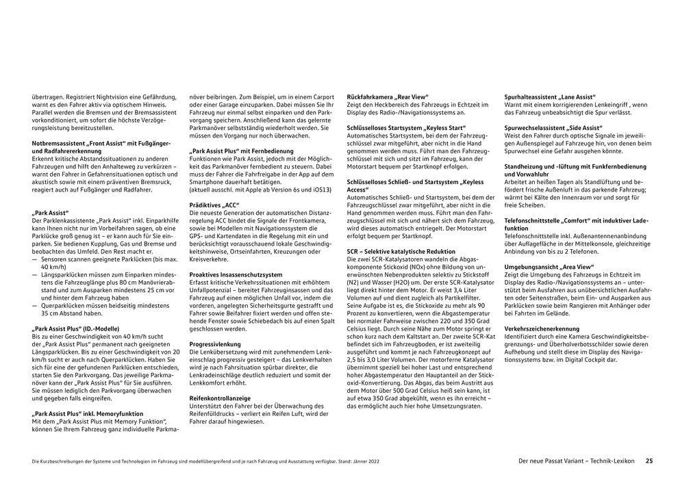 Volkswagen The new Passat  von 16. Februar bis 16. Februar 2025 - Flugblätt seite  25