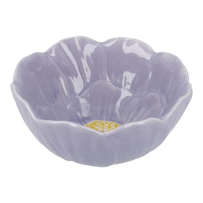 Schale Blüten, violett, 12 cm