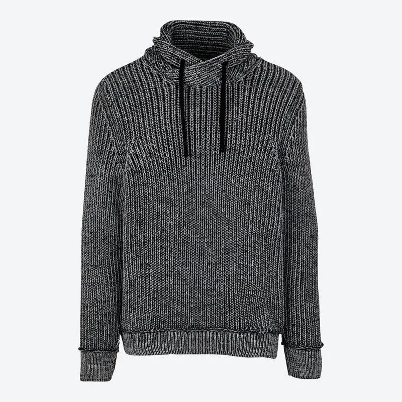 Herren-Strickpullover mit Schalkragen