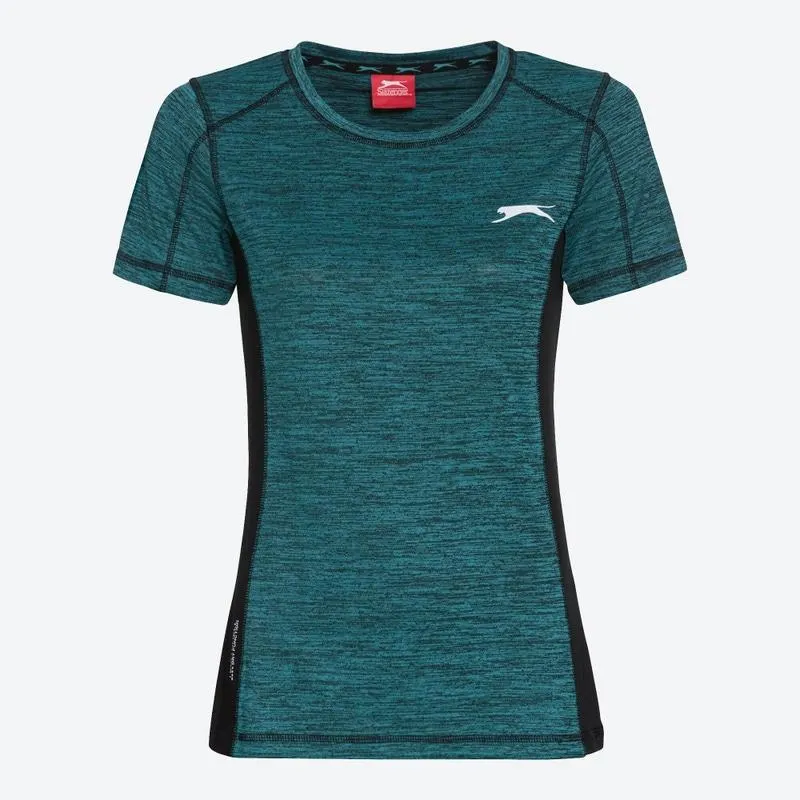 Damen-Funktions-T-Shirt mit Rundhalsausschnitt