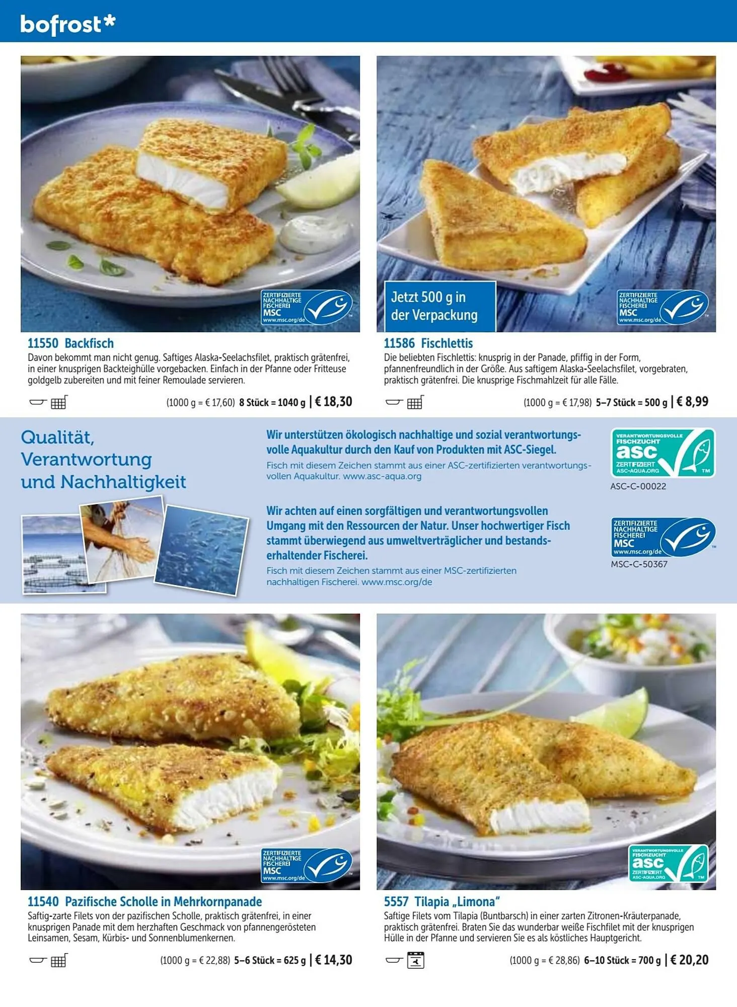 Bofrost Flugblatt von 25. September bis 29. Februar 2024 - Flugblätt seite  42