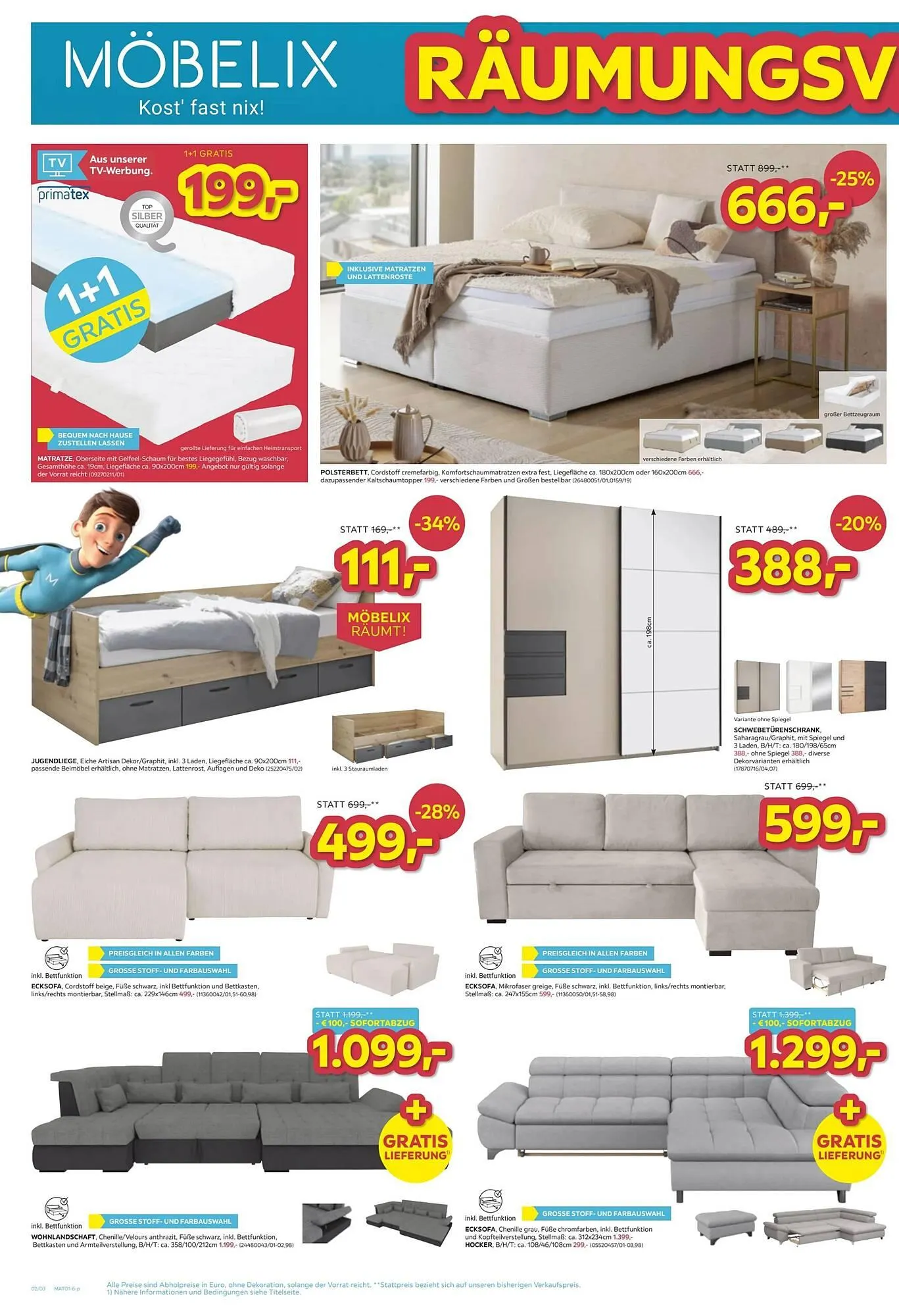 Möbelix Prospekt von 22. Dezember bis 6. Jänner 2026 - Flugblätt seite  2