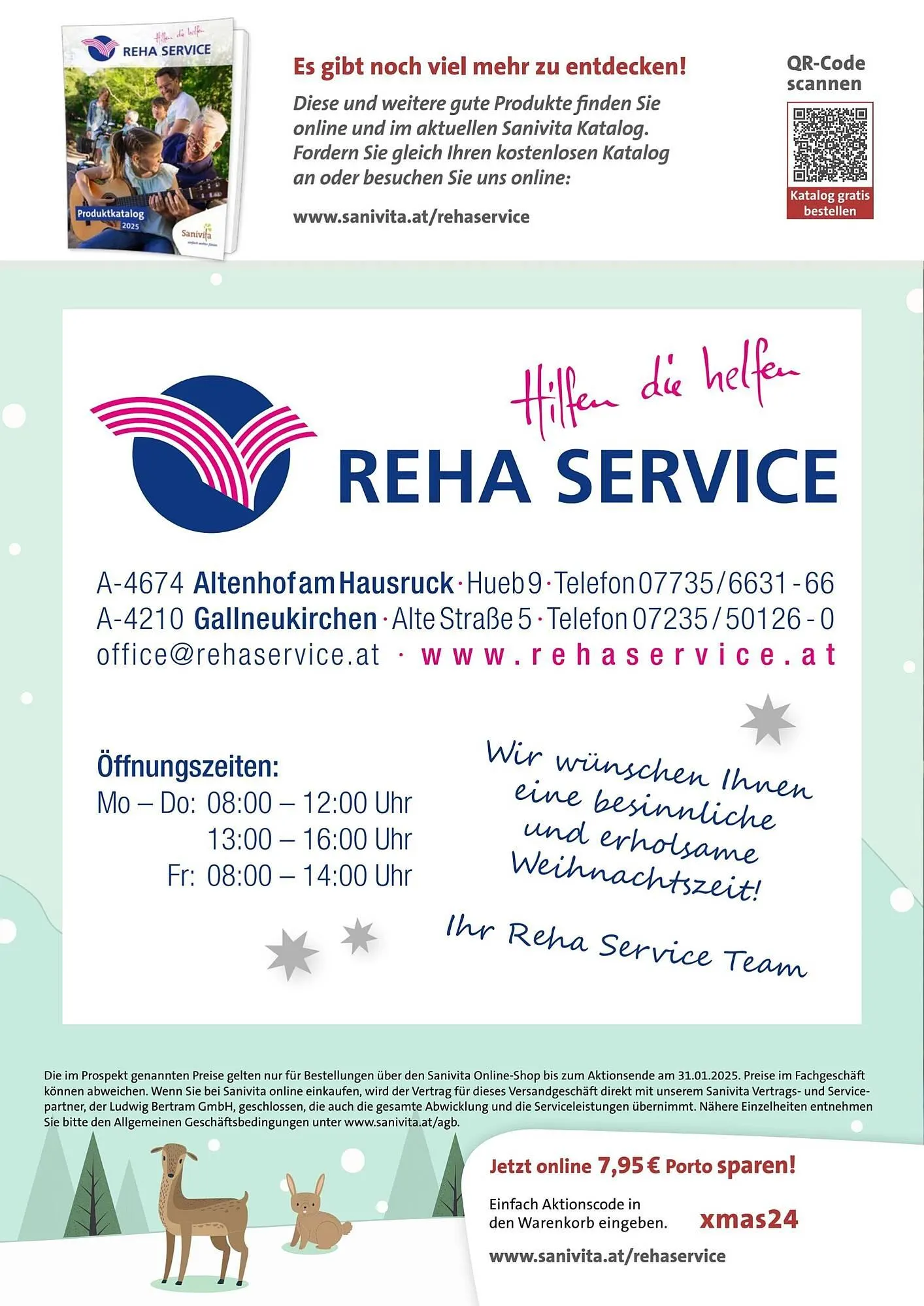 Reha Service Flugblatt von 13. November bis 1. Februar 2025 - Flugblätt seite  6