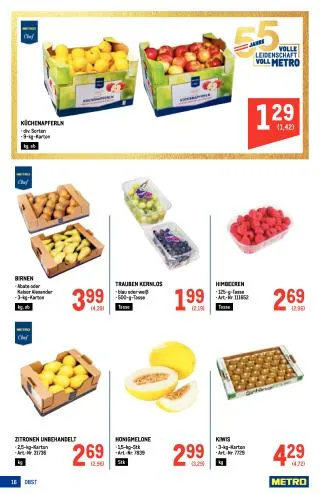 METRO Flugblatt -Profi von 19. März bis 1. April 2026 - Flugblätt seite 16