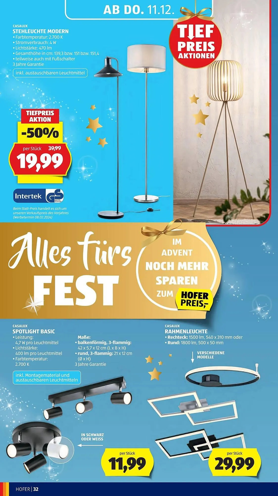 Hofer Flugblatt von 5. Dezember bis 12. Dezember 2025 - Flugblätt seite  46