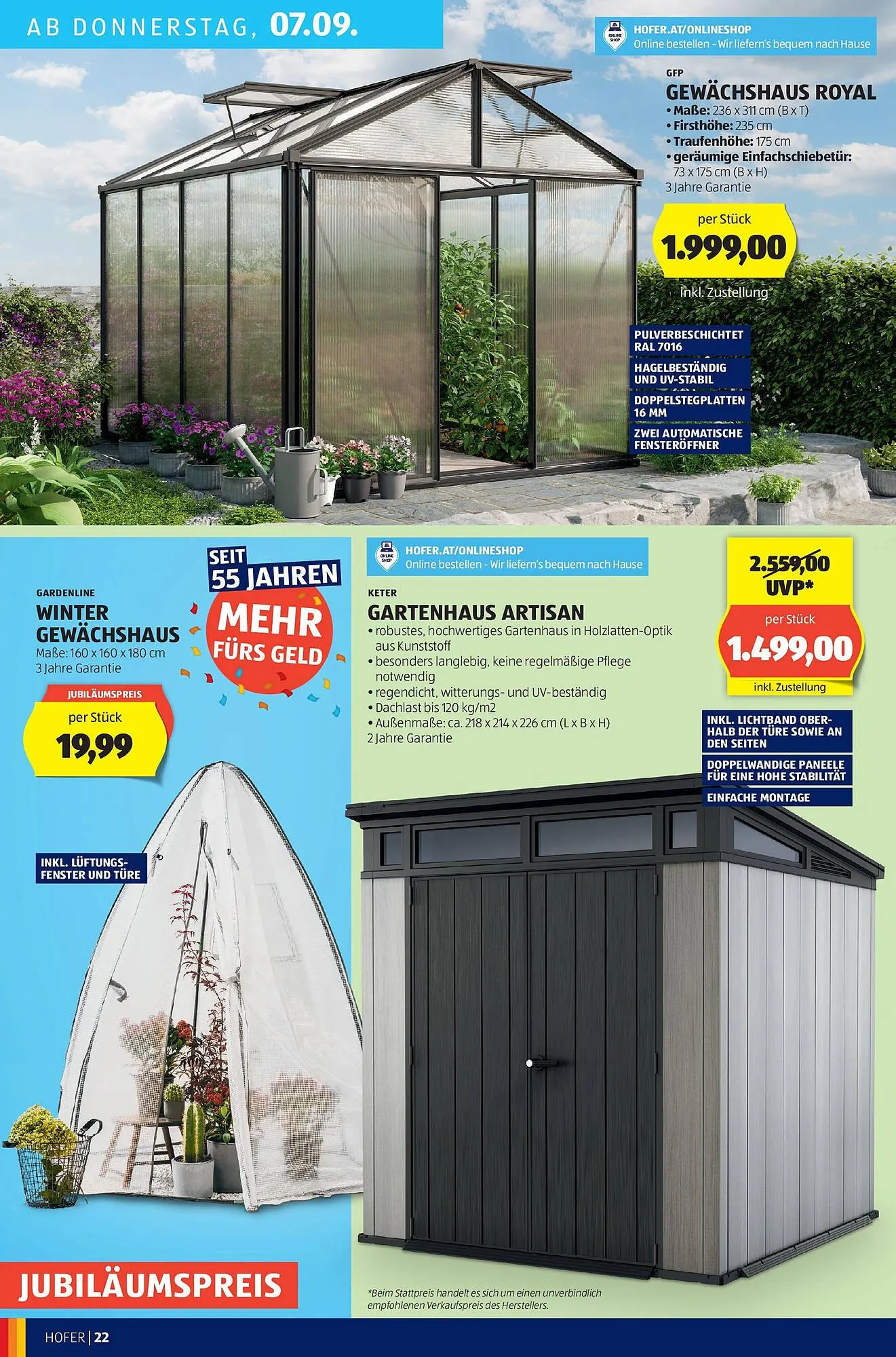 Hofer Flugblatt von 1. September bis 7. September 2023 - Flugblätt seite 24