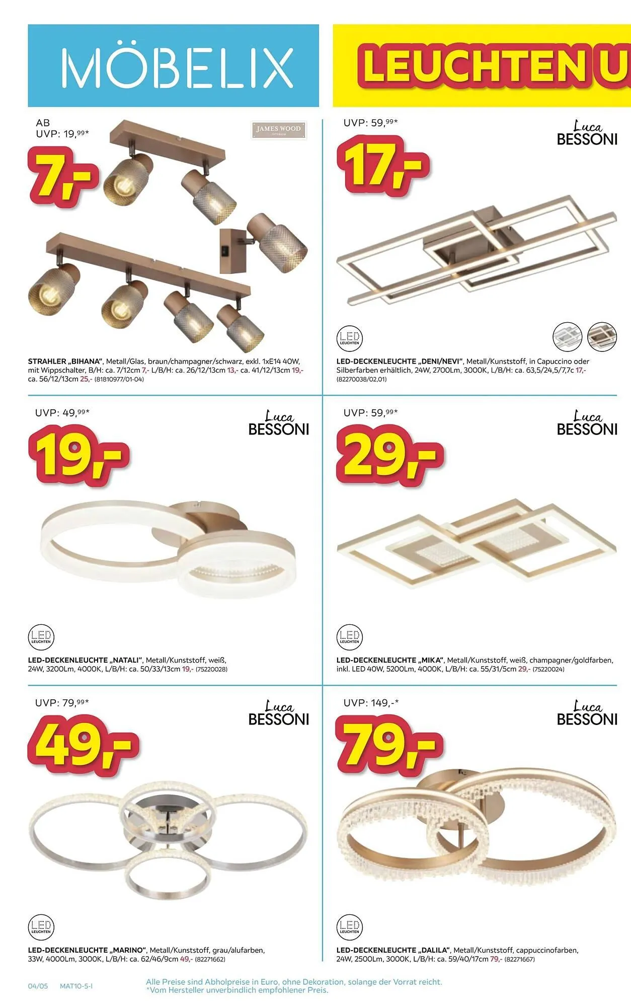Möbelix Prospekt von 14. Oktober bis 26. Oktober 2025 - Flugblätt seite  4