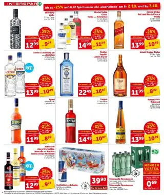 INTERSPAR Flugblatt von 1. Oktober bis 7. Oktober 2026 - Flugblätt seite 4