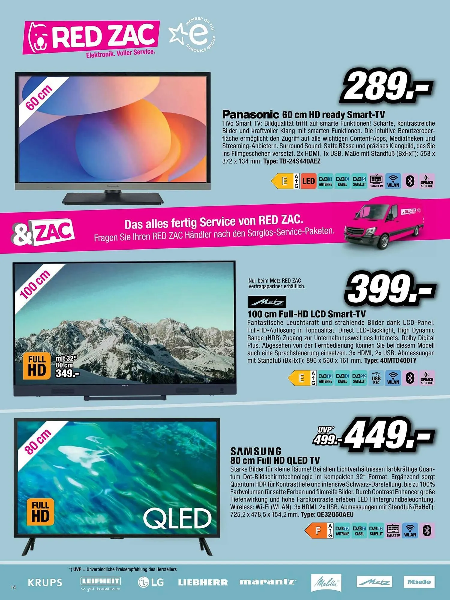 Red Zac Flugblatt von 26. Dezember bis 14. Jänner 2026 - Flugblätt seite  14