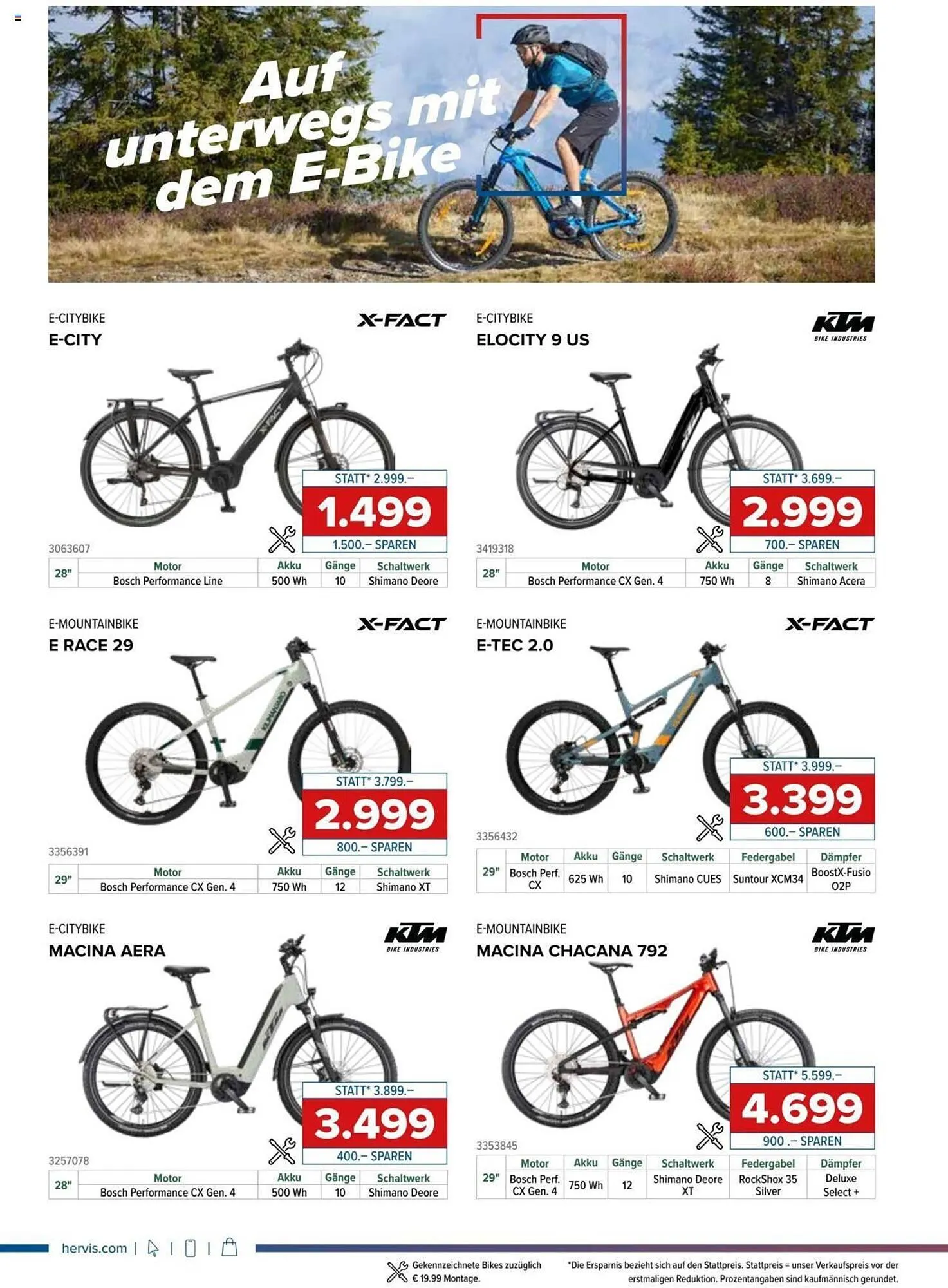 Hervis Flugblatt von 22. April bis 28. April 2024 - Flugblätt seite 10