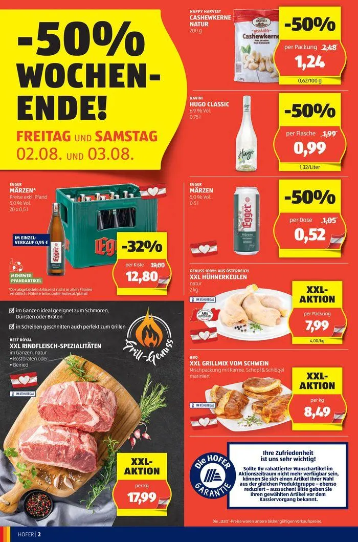 Blättern Sie online im HOFER Flugblatt von 31. Juli bis 14. August 2024 - Flugblätt seite 4