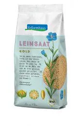 Reformhaus Leinsaat, goldgelb, bio 500g