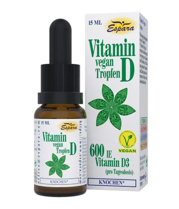 Espara Vitamin D vegan Tropfen 15ml