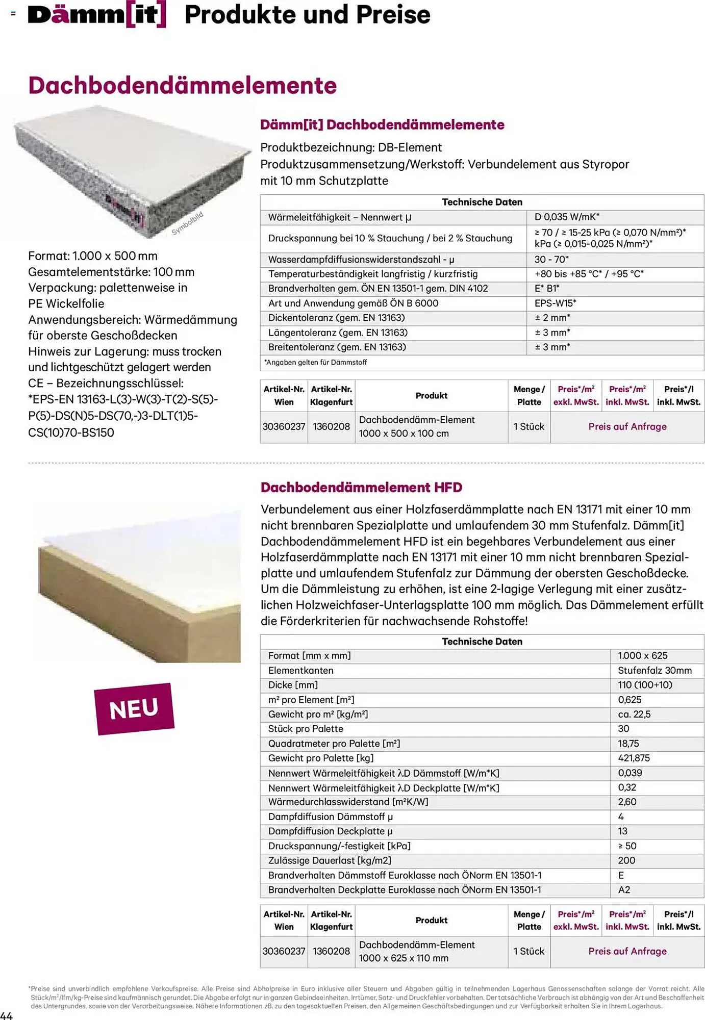Lagerhaus Flugblatt von 8. Jänner bis 31. Dezember 2025 - Flugblätt seite  44