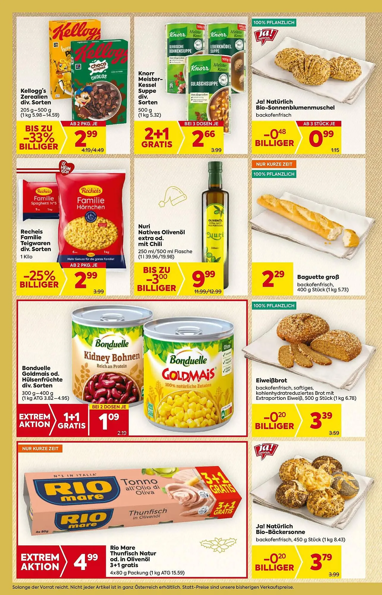 Billa Flugblatt von 4. Dezember bis 10. Dezember 2025 - Flugblätt seite  12