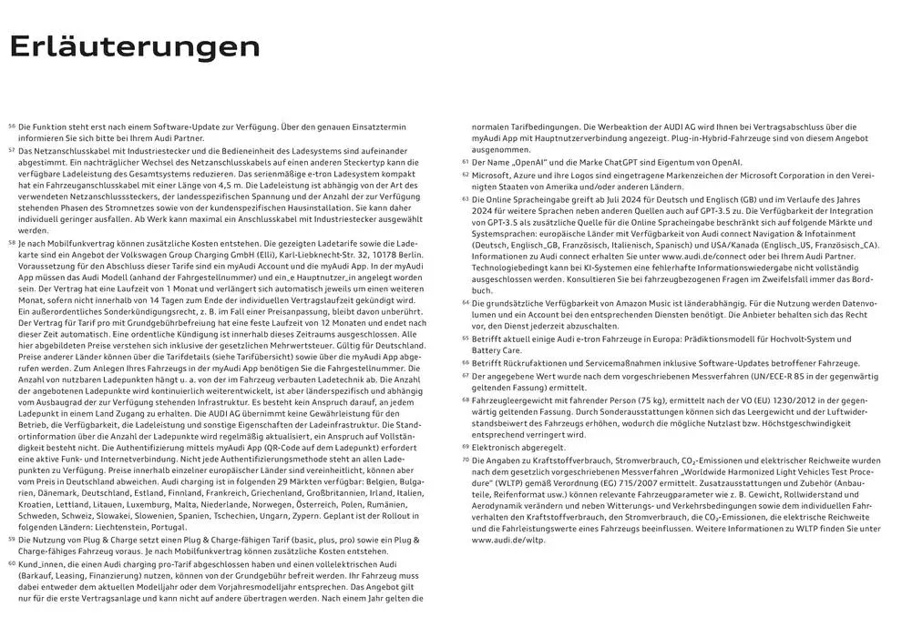 Audi RS e-tron GT von 20. November bis 20. November 2025 - Flugblätt seite 94