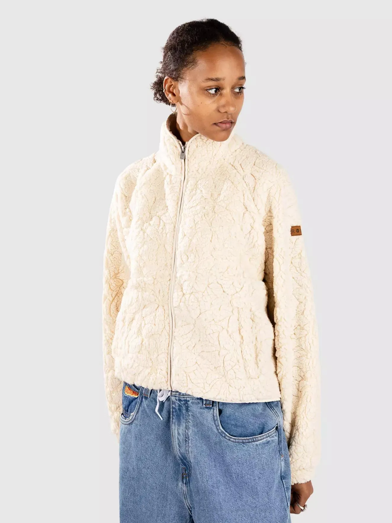 Blurry Cloud Fleecejacke