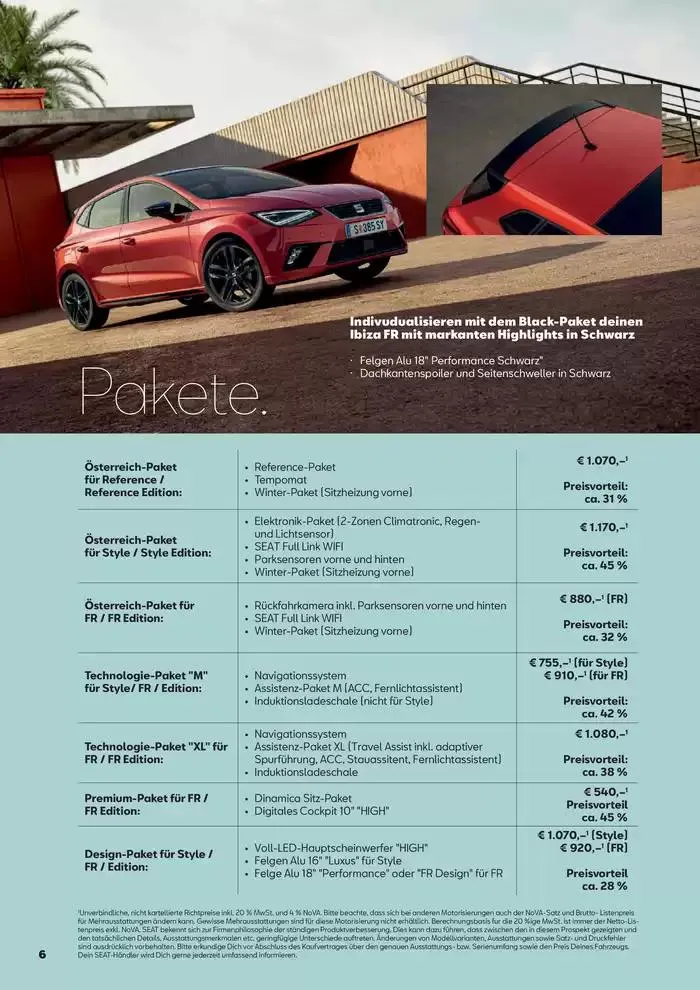 Seat Ibiza von 4. Februar bis 26. Jänner 2026 - Flugblätt seite  6