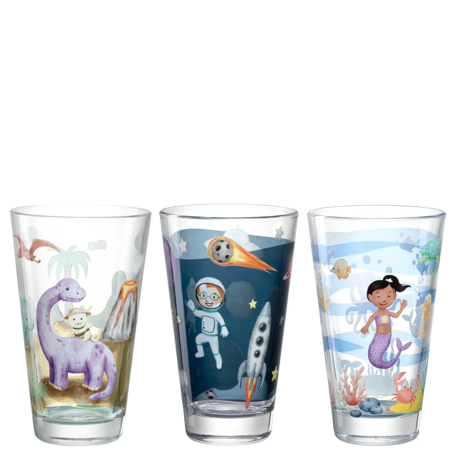 Trinkglas BAMBINI AVVENTURA 6 Stück sortiert 300 ml