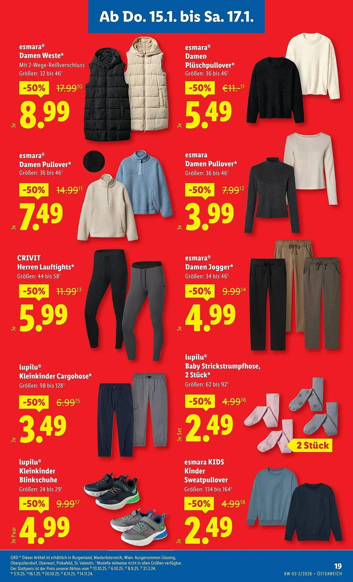 Lidl Flugblatt von 15. Jänner bis 22. Jänner 2026 - Flugblätt seite 23