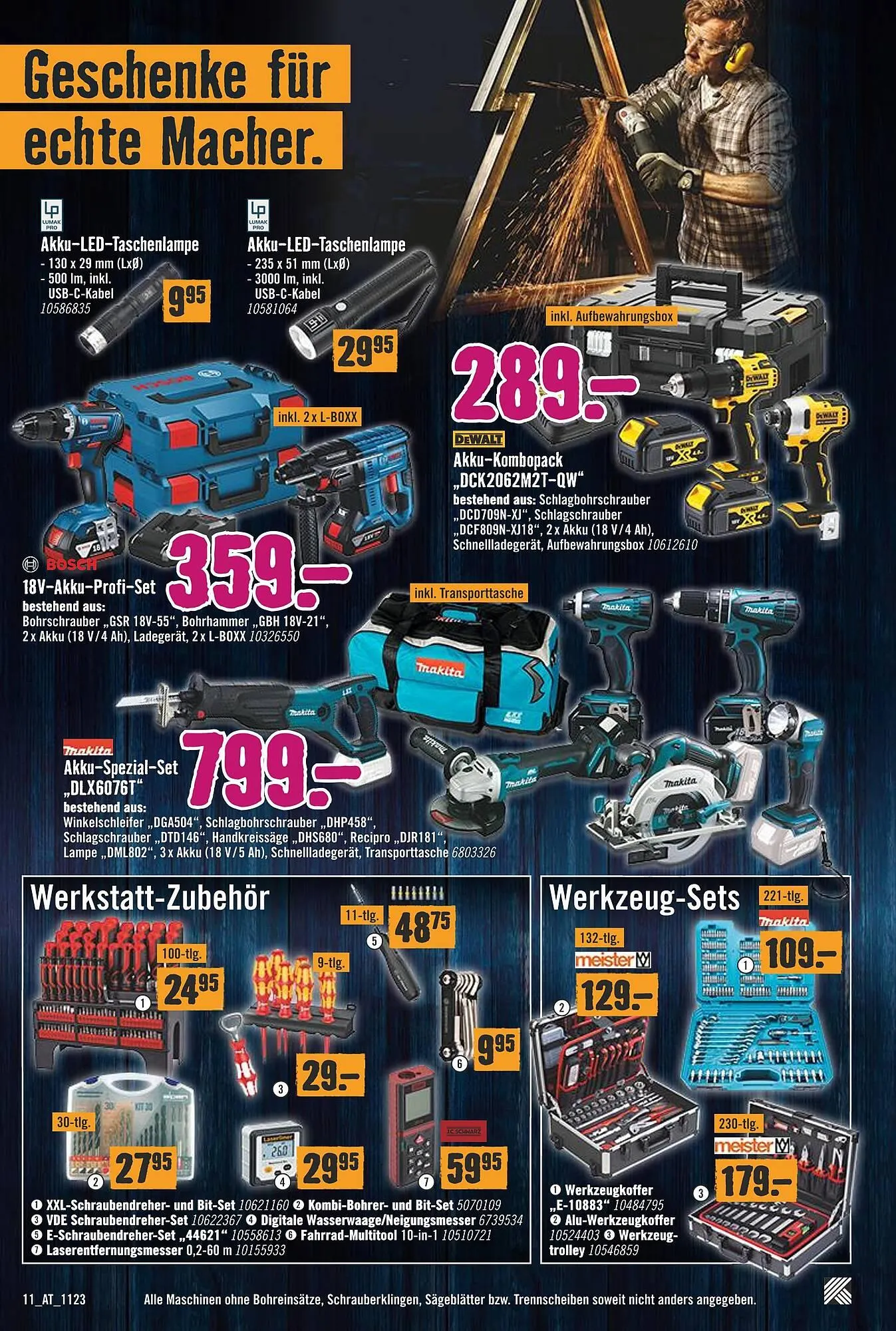 Hornbach Flugblatt von 6. Dezember bis 22. Dezember 2023 - Flugblätt seite  11