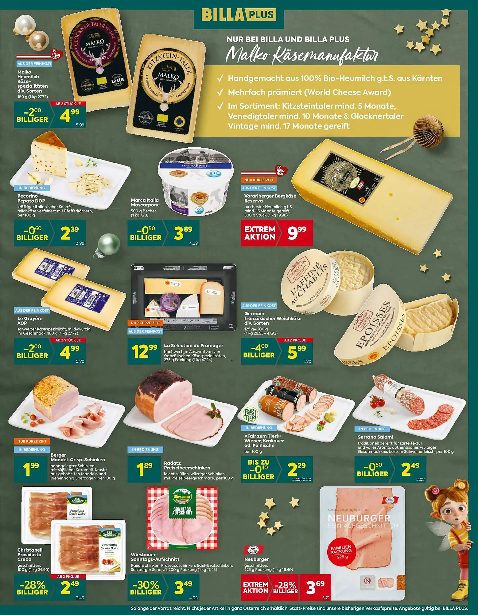 Billa Flugblatt von 18. Dezember bis 24. Dezember 2025 - Flugblätt seite 12