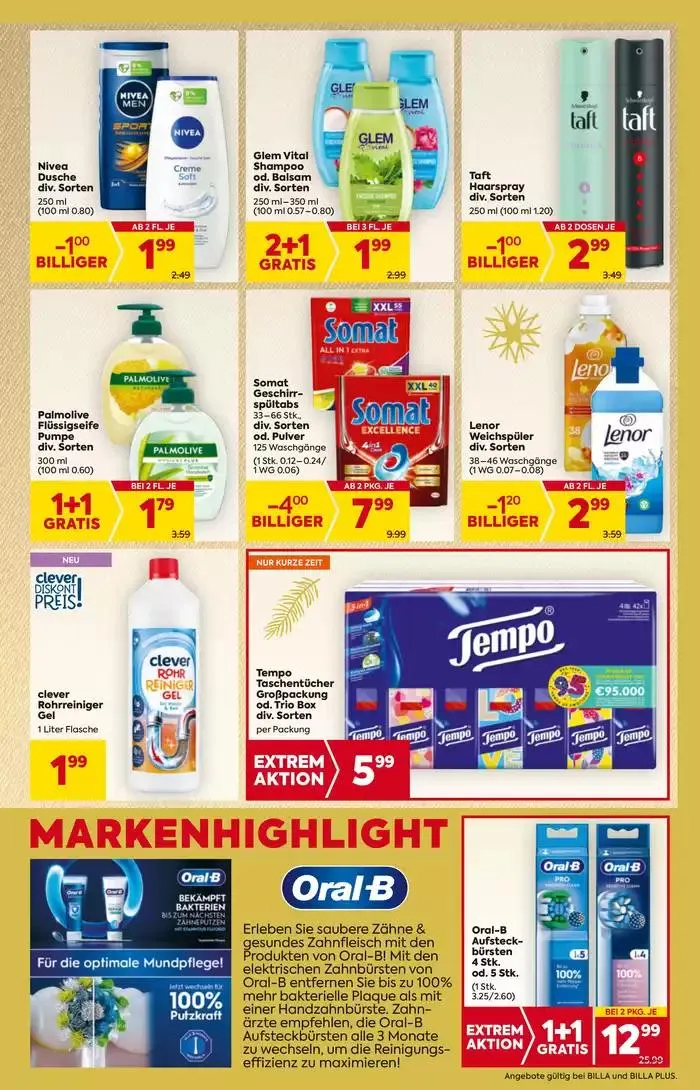 BILLA PLUS Flugblatt von 28. November bis 12. Dezember 2024 - Flugblätt seite 15
