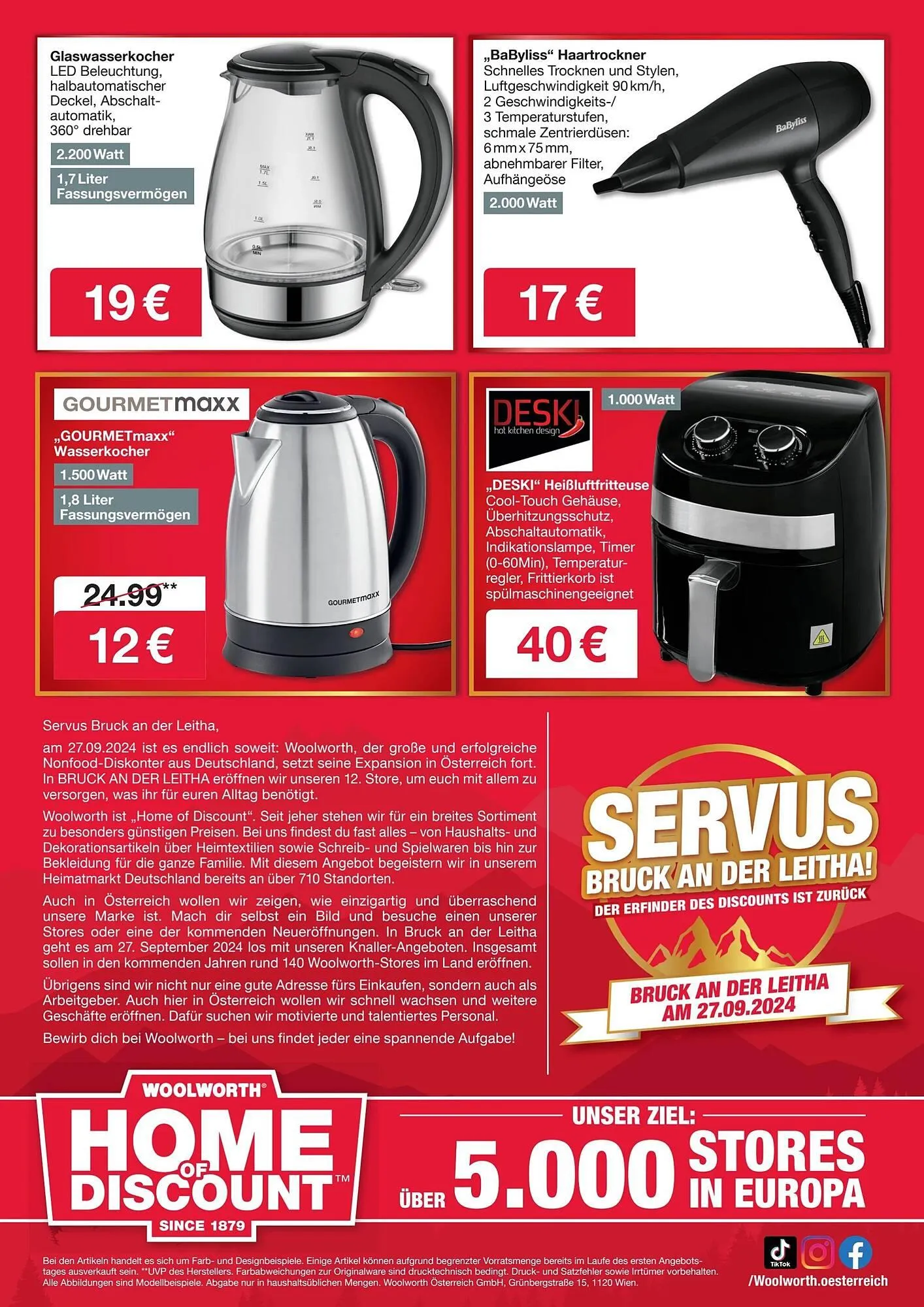 Woolworth Flugblatt von 27. September bis 28. September 2024 - Flugblätt seite  12