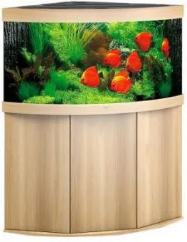 JUWEL Trigon 350 Liter LED Aquarium- Schrankkombination helles Holz