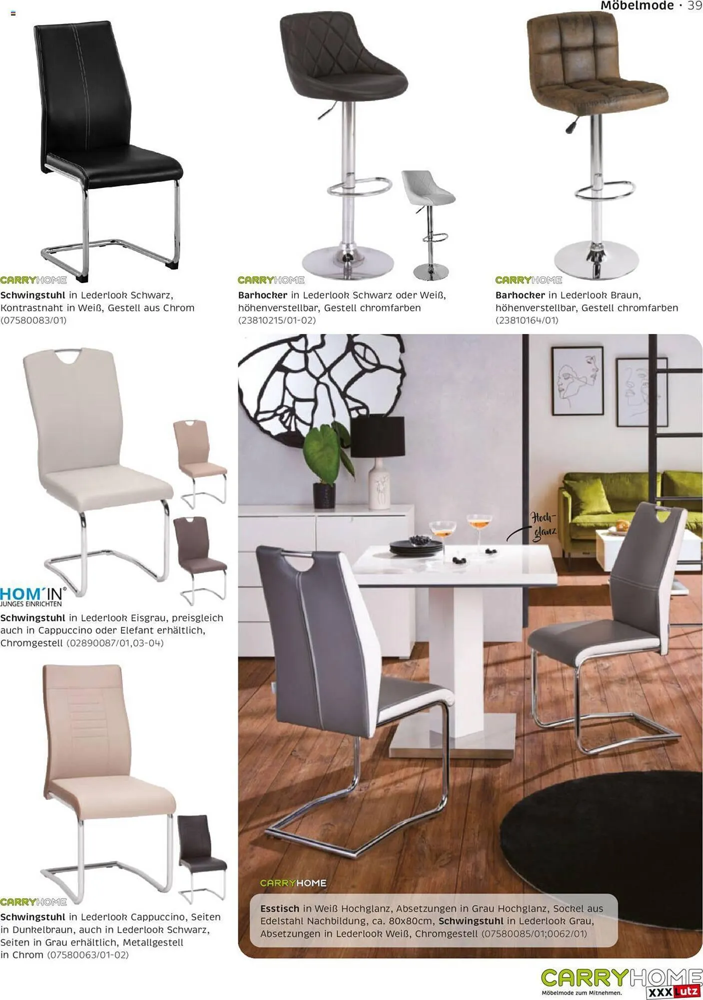 XXXLutz Flugblatt von 5. Juli bis 31. Mai 2024 - Flugblätt seite 39