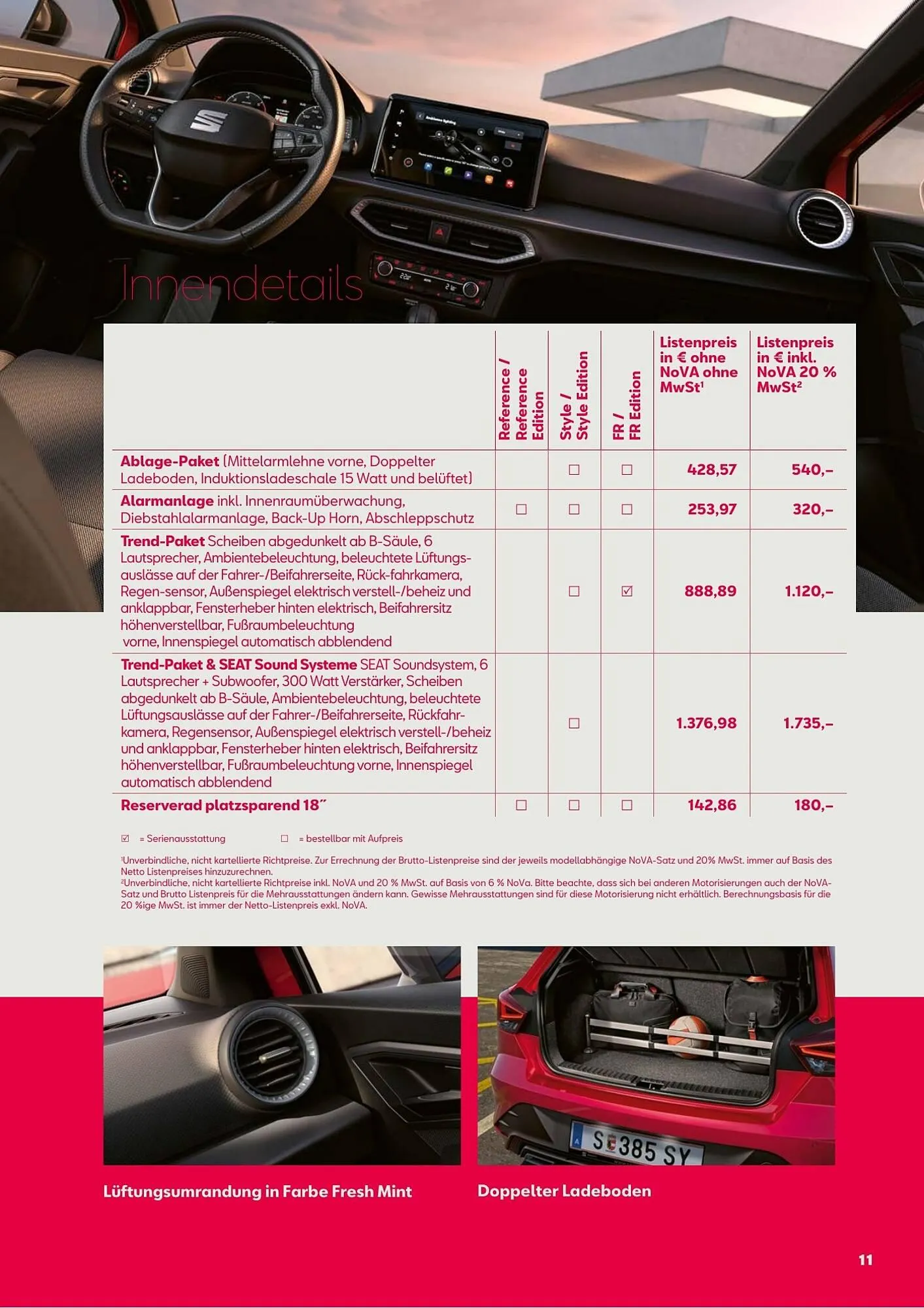 Seat Flugblatt von 13. Jänner bis 29. Dezember 2026 - Flugblätt seite  11