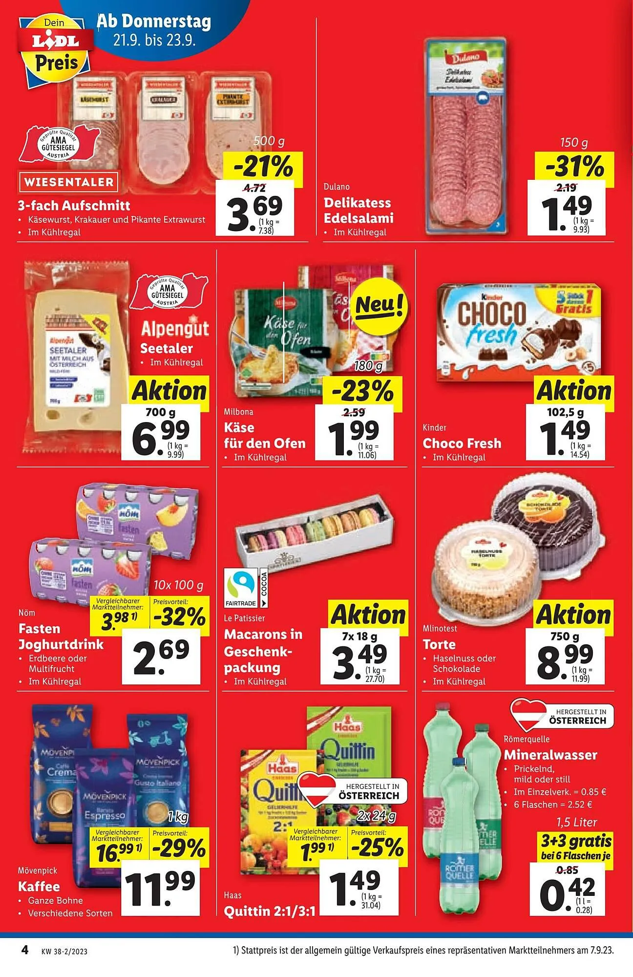 Lidl Flugblatt von 21. September bis 27. September 2023 - Flugblätt seite 4