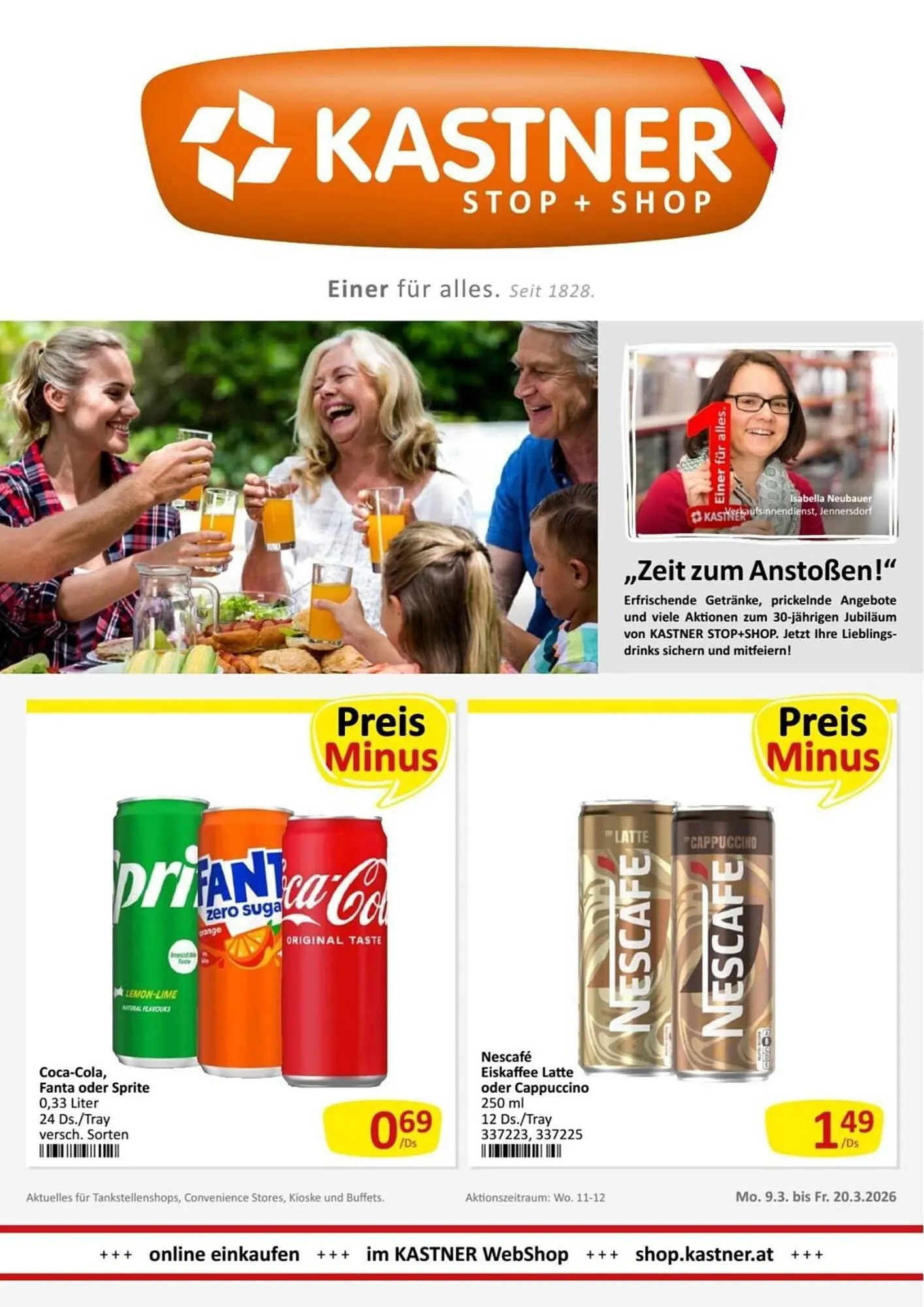 Kastner Flugblatt von 9. März bis 20. März 2026 - Flugblätt seite  1