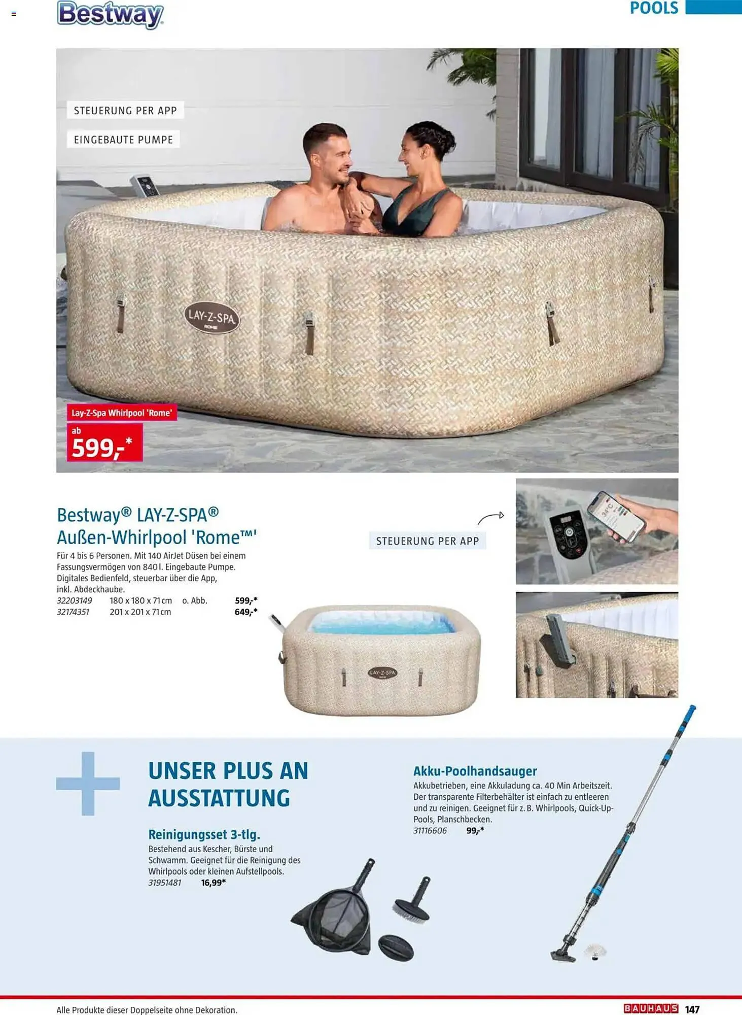 Bauhaus Flugblatt von 4. März bis 4. Jänner 2026 - Flugblätt seite  147