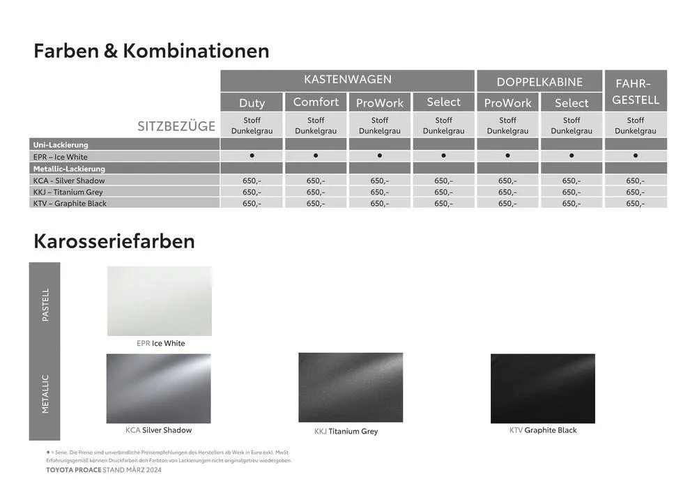 Toyota Proace & Proace Electric von 14. März bis 14. März 2025 - Flugblätt seite  12