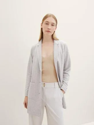 Übergangsmantel in Melange-Optik