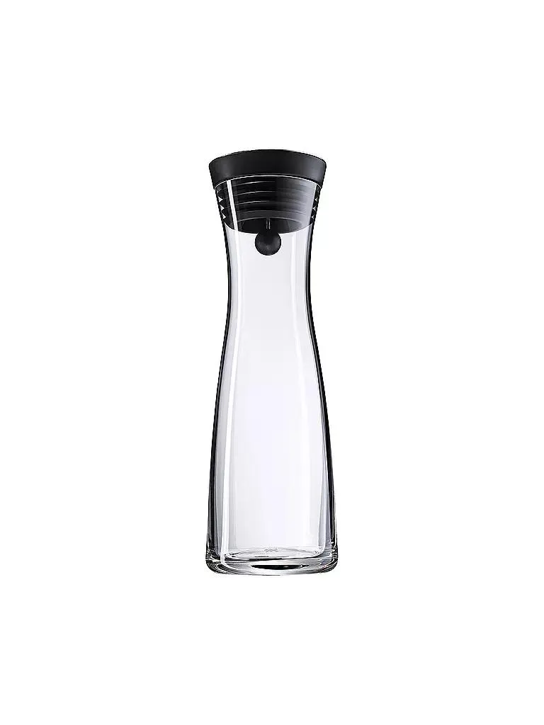 Wasserkaraffe BASIC 1L Glas / Schwarz